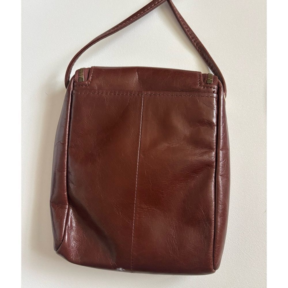 Vintage HOBO Fern Crossbody Handbag in Cognac ~ Excellent - Picture 2 of 7